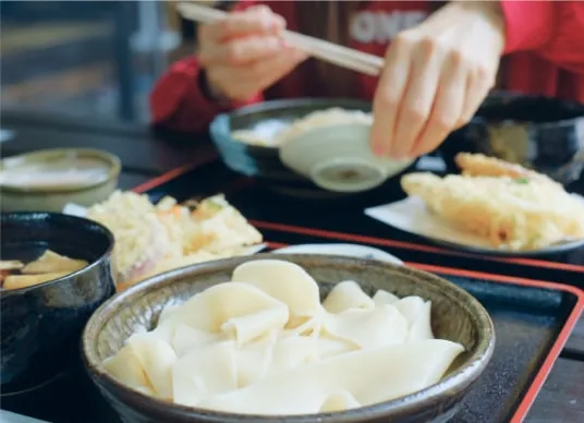 鴻巣名物の川幅うどん